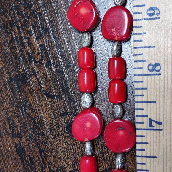 Gorgeous Bamboo Coral Bead Necklace - Picture 7 of 8